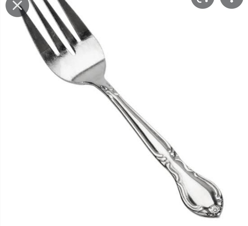 Stainless Steel silver Pastry Fork, For Kitchen, Size: Medium