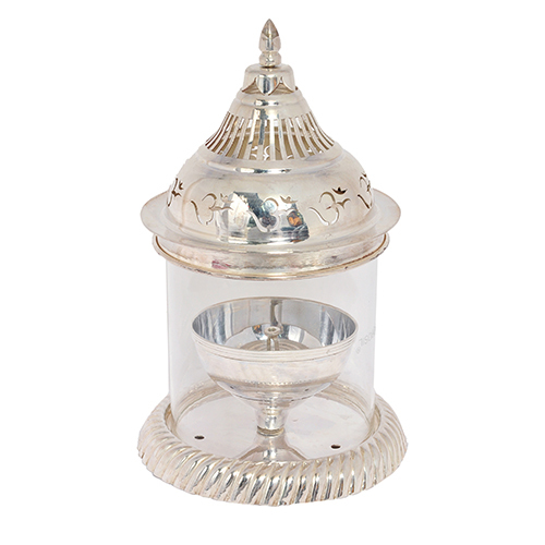 Silver Diya Lamp