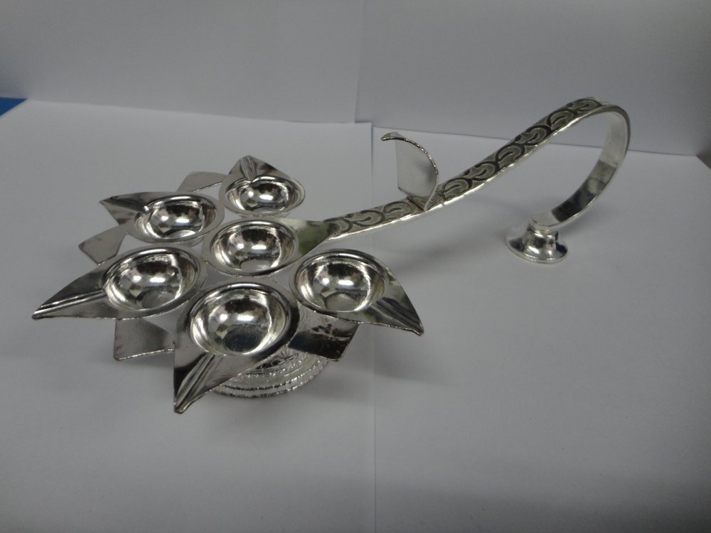 Silver Pooja Diya