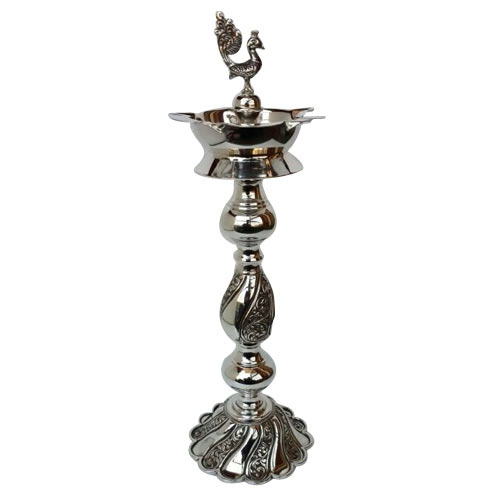 Silver Diya Stand