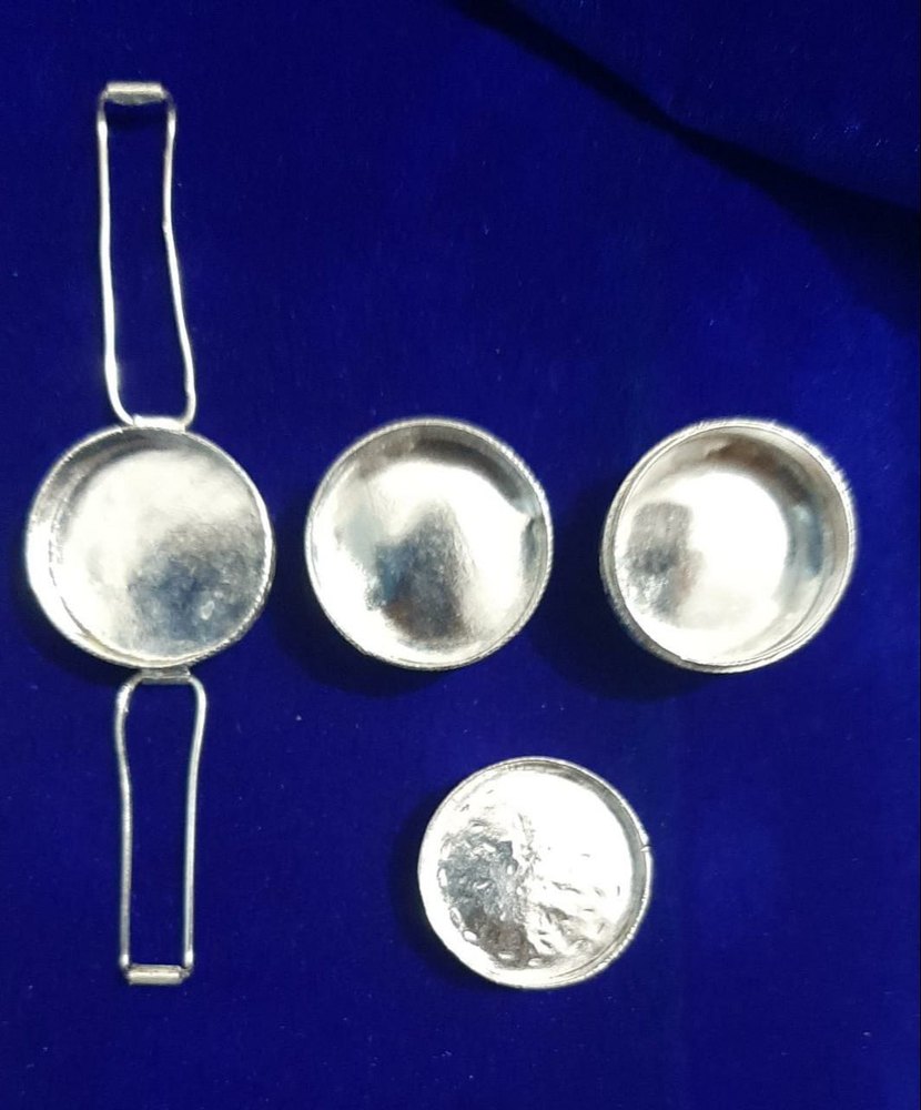 Silver Lunch Box, For Pooja House And Showcase, Size: 20 mm