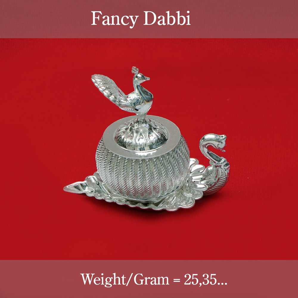 Polished Silver Fancy Box