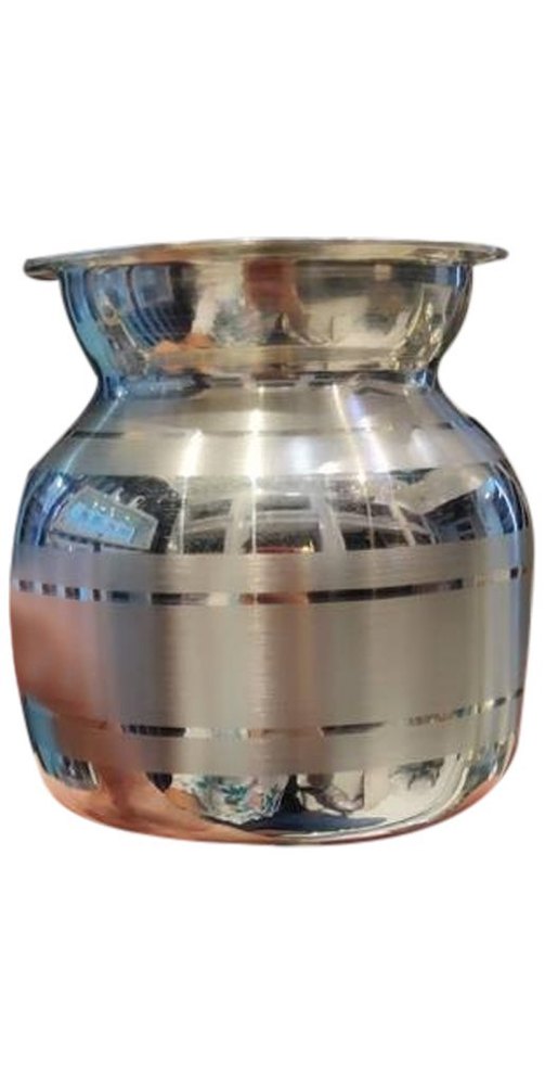 Round Pure Silver Kalash