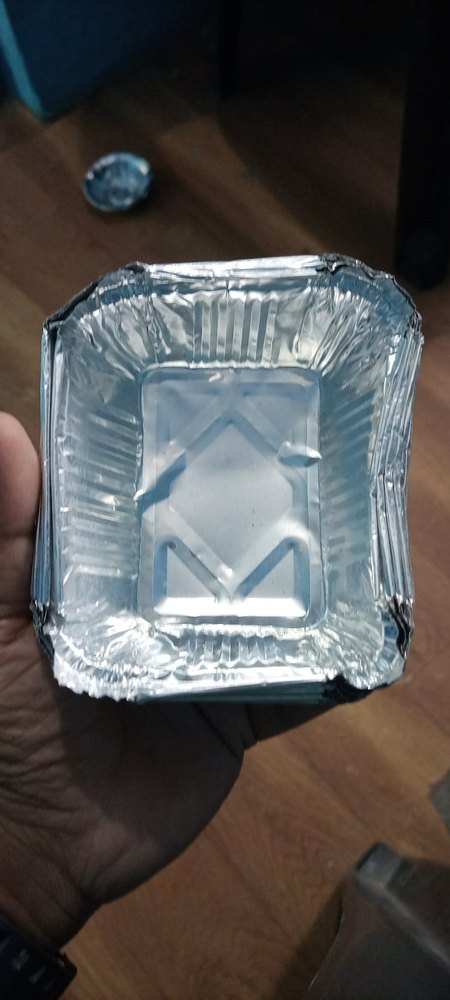 Aluminum Container Round Silver Containers 250ml