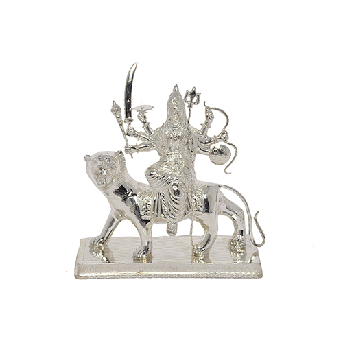 Ambika Silver Statue