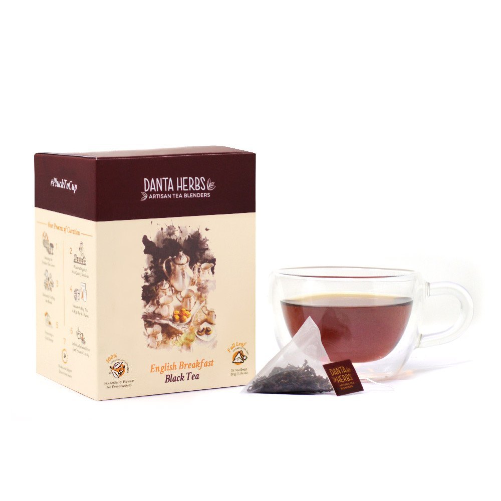 Danta Herbs English Breakfast Black Pyramid Teabag For Retail/ Distributor