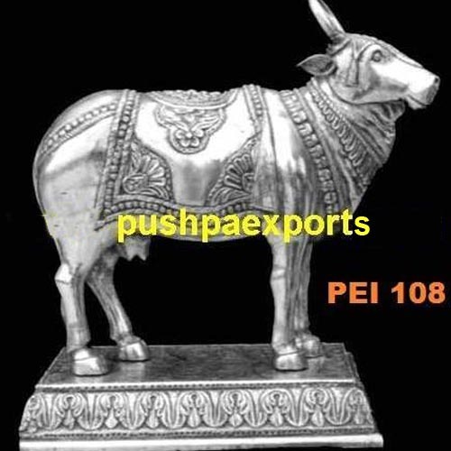 Silver Cow Statue