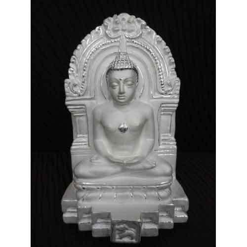 Silver Mahavir Ji Murti