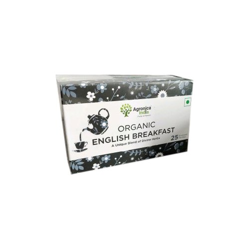 Agronica Organic English Breakfast Black Tea, Packaging Size: 25 Enveloped Tea Bags