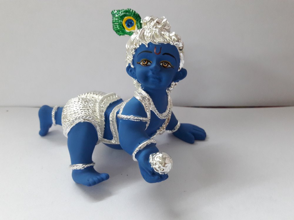 Silver Plated Bal Gopal