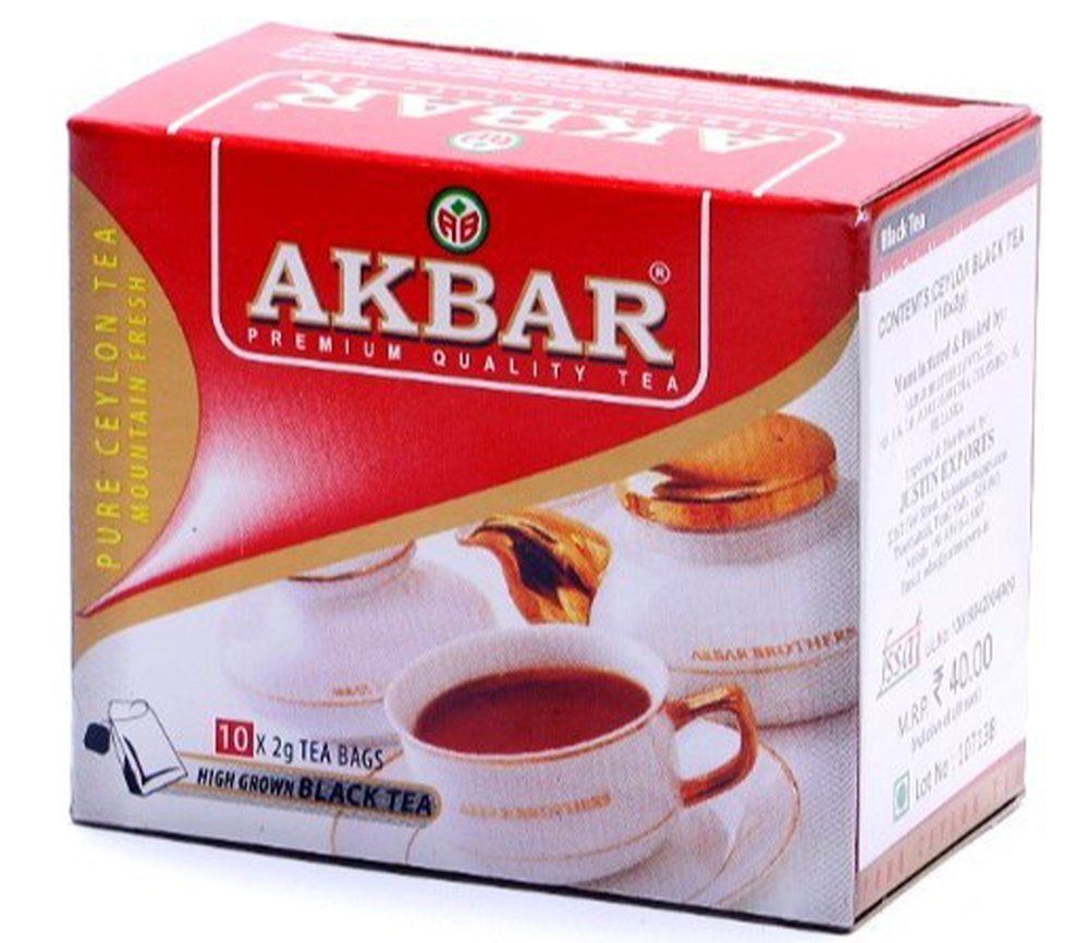 Fssai Akbar Black Tea Bags