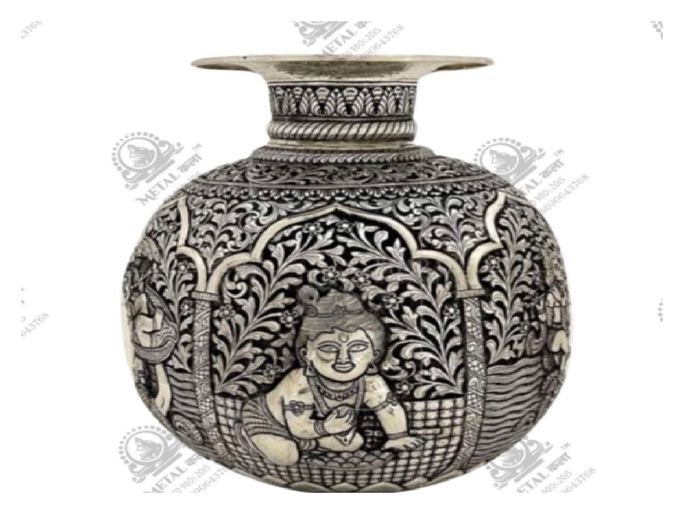 Polished Bal Krishan Silver Plated Artifacts