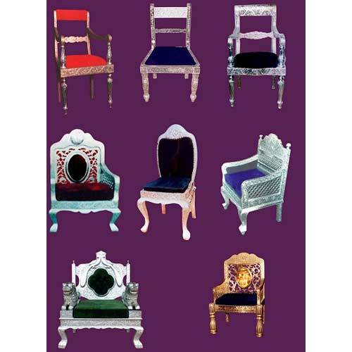 Gold and Silver Plated Chair