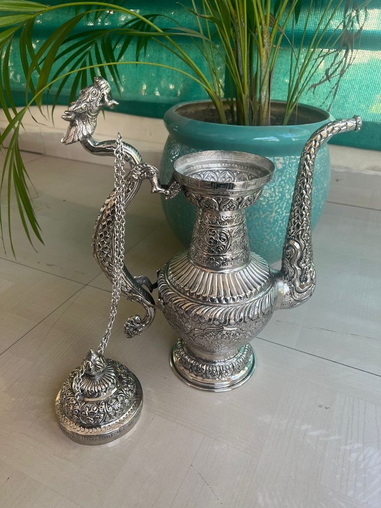 German Silver Antique Surahi