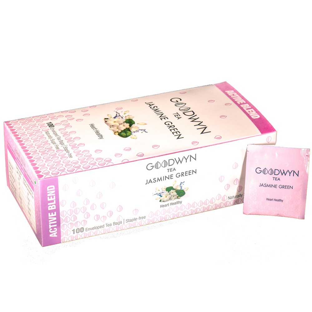 Goodwyn Jasmine Green Tea Bag, Packaging Type: Box