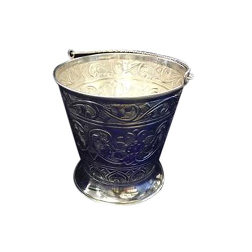 Sliver Nakshi Bucket