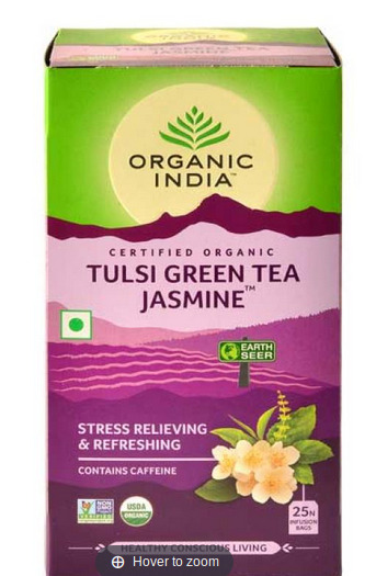 Tulsi Green Tea Jasmine 25 Tea Bags