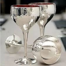 Silver Wine Goblets