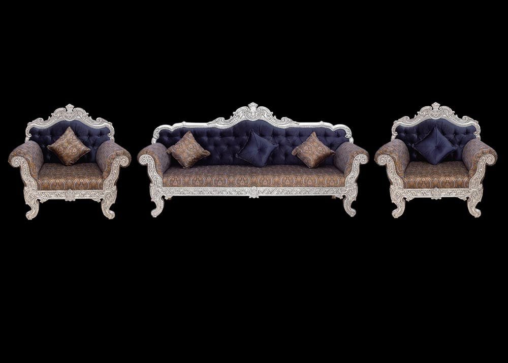 Silver Sofa Set, For Home