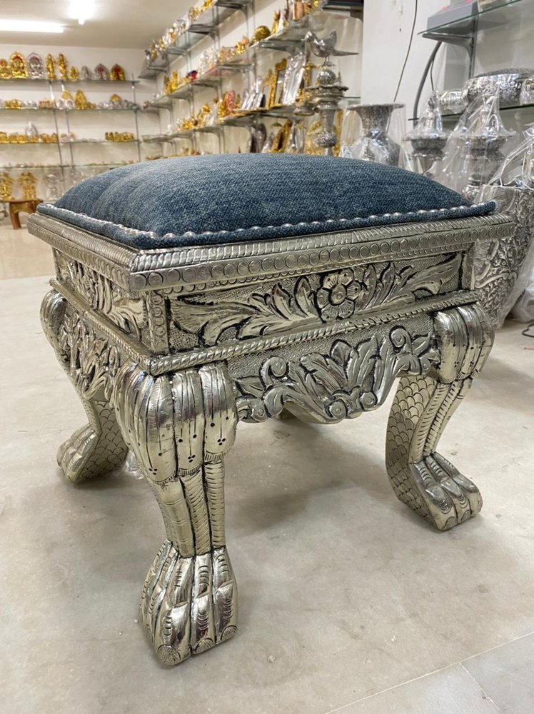 German Silver Stool, Packaging Type: Bubble Packing