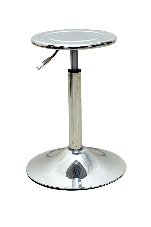 Akash Ss Steel Silver Stool, For Restaurant