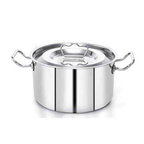 Mirror Finish Stainless Steel Casserole Stock Pot, For Home, Capacity: 2.5 - 5 L