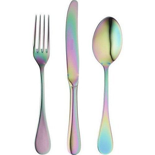 Metal Silver Plated Steel Cutlery, For Restaurant, Designer Shape