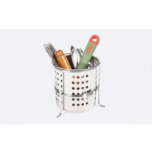 Stainless Steel SS Cutlery Holder, Round