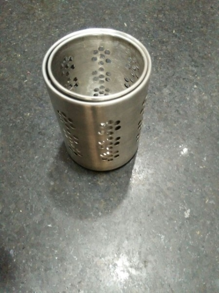 Round SS Cutlery Stand