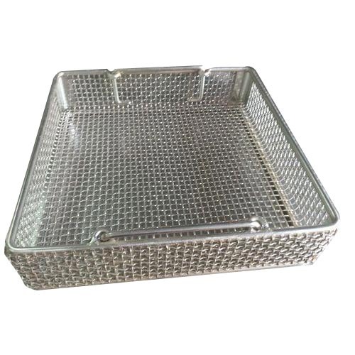 Rectangular Wire Mesh Tray