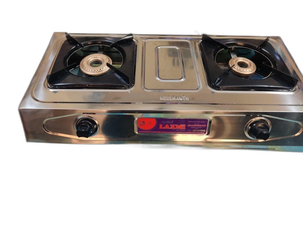 Surya Lakshmi Gas Stove, Stainless Steel