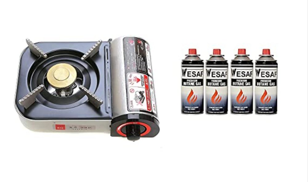 Brass Cloudberry Portable Gas Stove