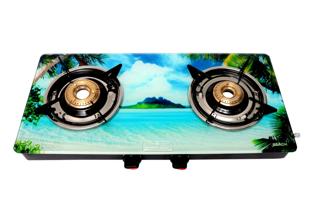 Good Flame Gas Stove, Glass