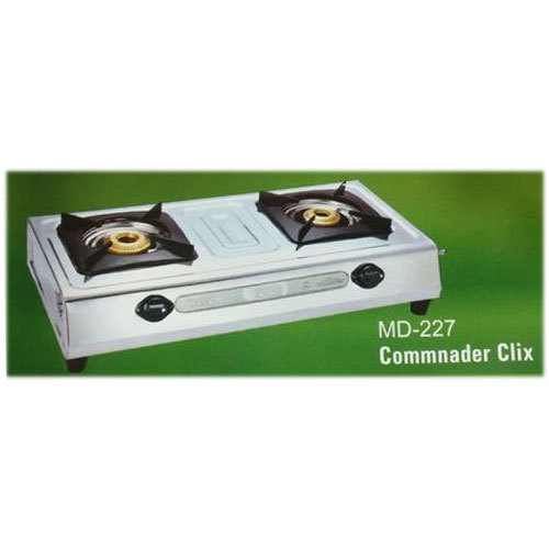 Steel 2 Burner Gas Stove