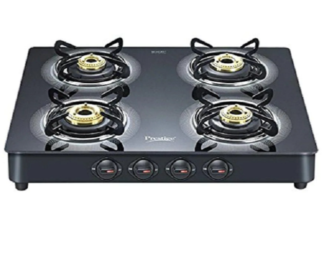 Prestige Automatic Gas Stove, Glass