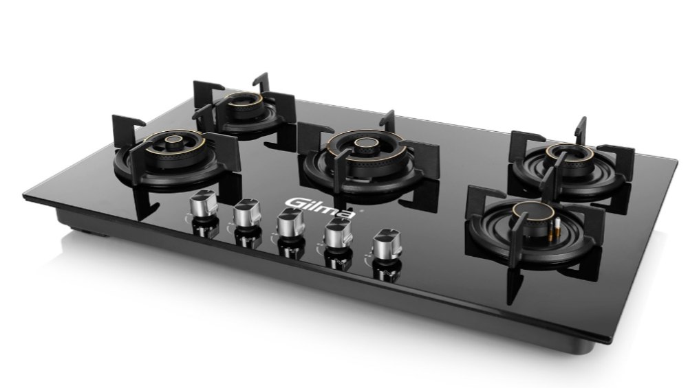 Gilma 5 Burner Hob, Knob Type: Metal