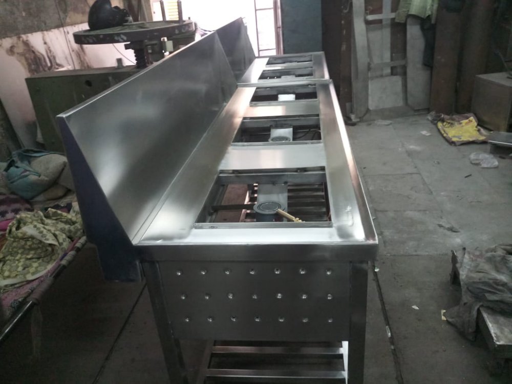 Stainless Steel Five Burner Range