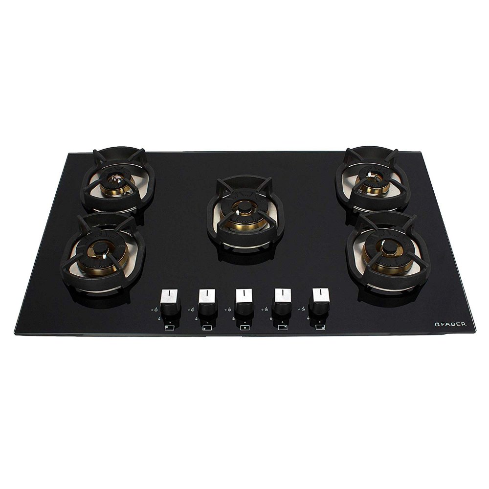 Faber Hob Nexus HT905 CRS BR CI Gas Stove