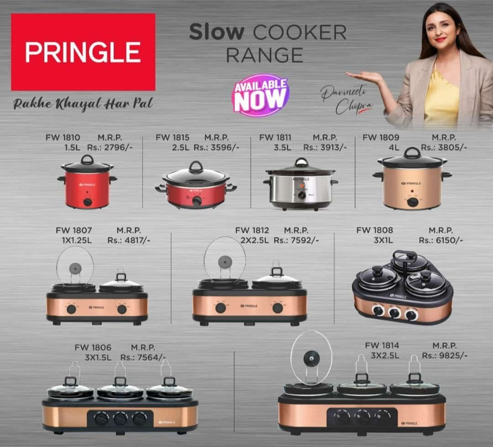 Pringle Electric Gas Stove, Stainless Steel