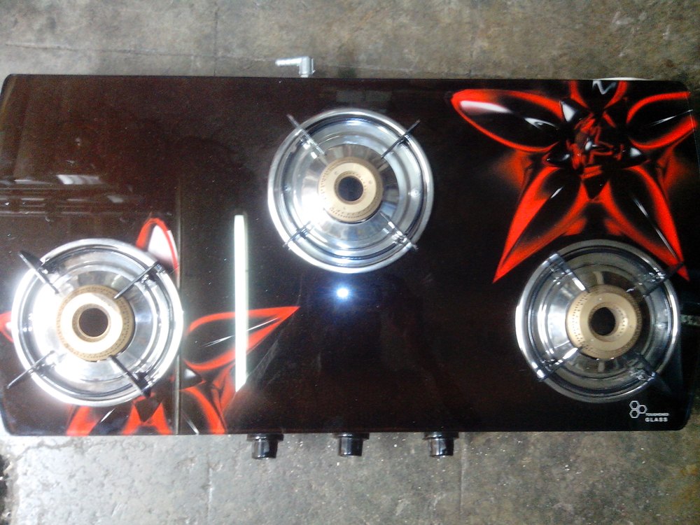 Marble 3 Burner Gas Stove (multi color)