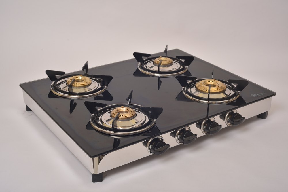 FOUR BURNER GAS STOVE, For Domestic, Model: Surya Care