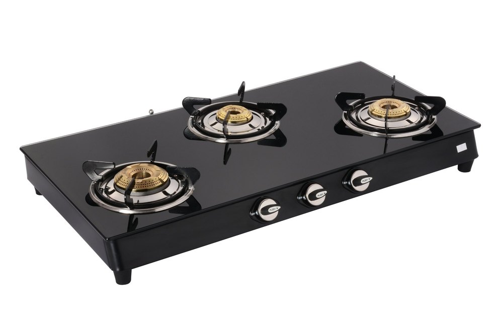 Superchef 3B Blaze MS Three Burner Gas Stove, Stainless Steel