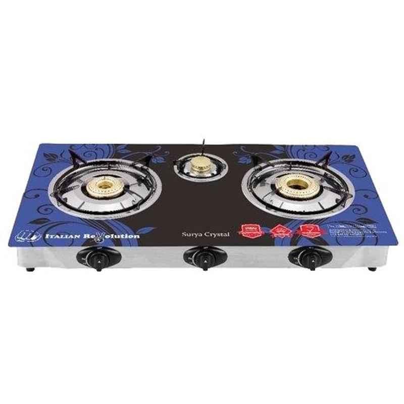 Surya Crystal Gas Stove, Glass