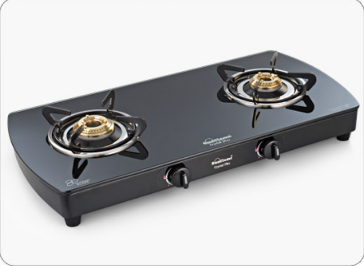 Crystal Plus 2B BK Gas Stoves, 2B BK