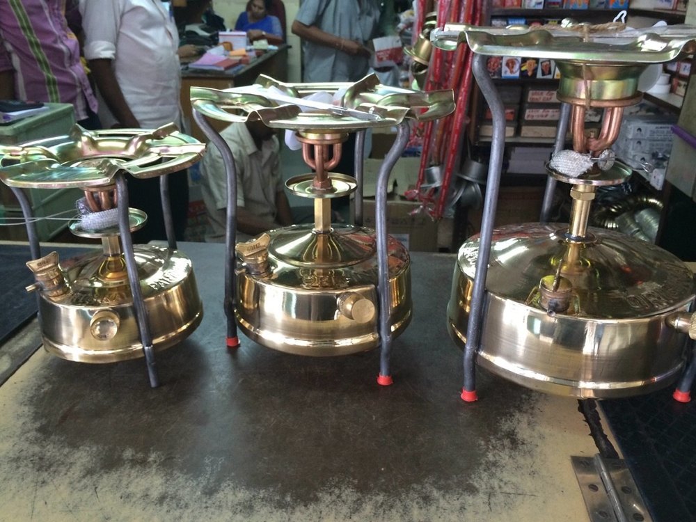 Single Handle Brass Stove, For Kitchen
