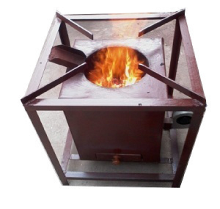 Silver Mild Steel Wood Pellet Stove, For Domestic