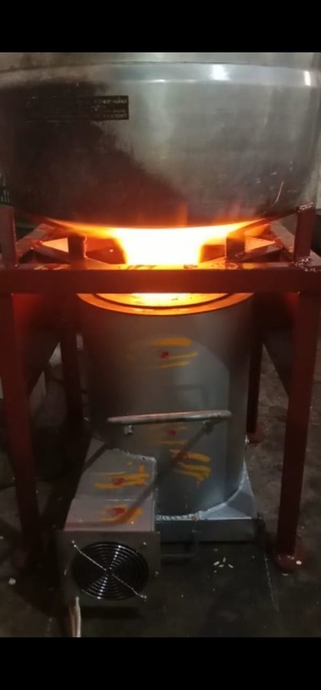 blue Mild Steel Biomass Pellet Stove, Size: Customisable