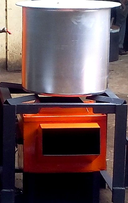Orange Mild Steel Biomass CCD Stove, For Cooking, Size: 1.5 Feet