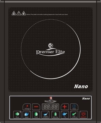 Steel Black 2000w Induction Cooker, Size: Basic for Home