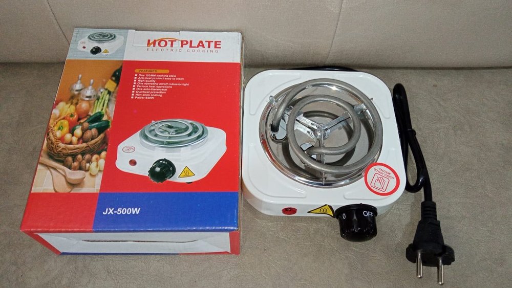 white Metal Coil Burner 500w, Size: Standard